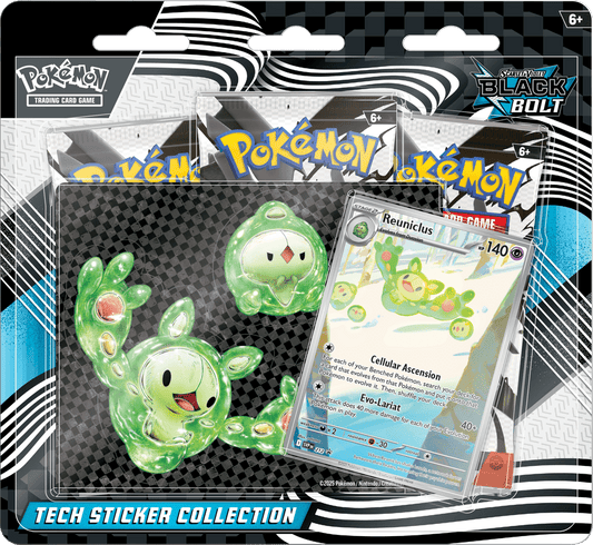 POKEMON SV10.5 BLACK BOLT TECH STICKER COLLECTION - GamesLand Canada