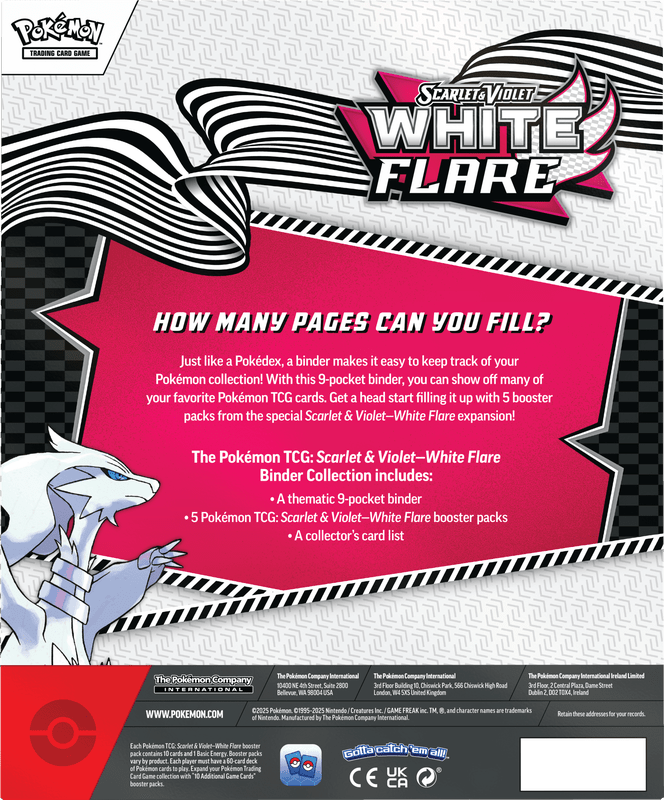 POKEMON SV10.5 WHITE FLARE BINDER COLLECTION - GamesLand Canada