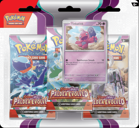 POKEMON SV2 PALDEA EVOLVED 3PK BLISTER - GamesLand Canada