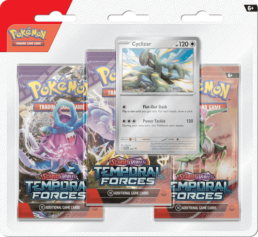 POKEMON SV5 TEMPORAL FORCES 3PK BLISTER - GamesLand Canada