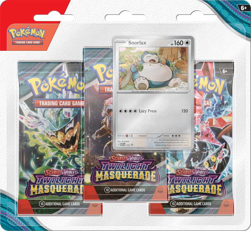 POKEMON SV6 TWILIGHT MASQUERADE 3PK BLISTER (1 RANDOM PACK) - GamesLand Canada