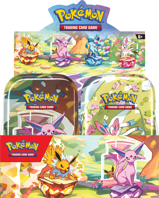 POKEMON SV8.5 PRISMATIC EVOLUTIONS 8CT MINI TIN (1 random tin) - GamesLand Canada