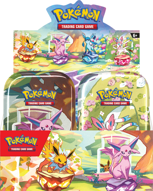 POKEMON SV8.5 PRISMATIC EVOLUTIONS 8CT MINI TIN (1 random tin) - GamesLand Canada