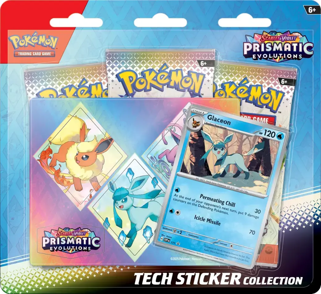 POKEMON SV8.5 PRISMATIC EVOLUTIONS TECH STICKER COLLECTION (1pc) - GamesLand Canada