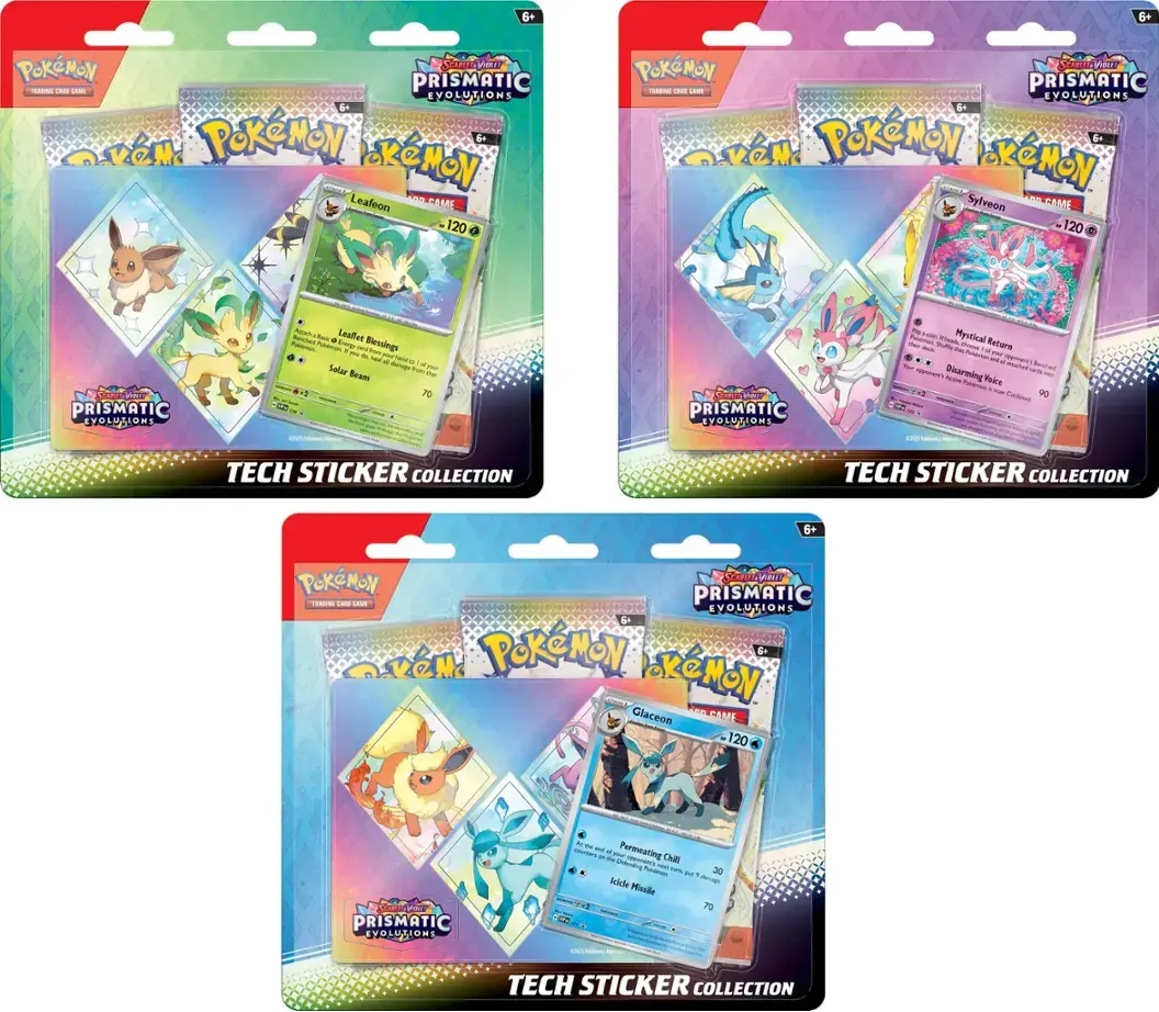 POKEMON SV8.5 PRISMATIC EVOLUTIONS TECH STICKER COLLECTION (1pc) - GamesLand Canada