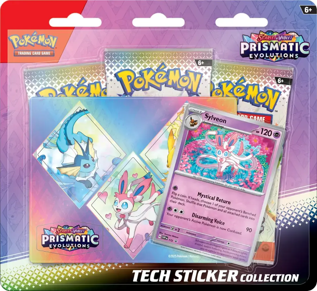 POKEMON SV8.5 PRISMATIC EVOLUTIONS TECH STICKER COLLECTION (1pc) - GamesLand Canada