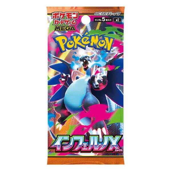 Pokémon TCG: Mega Inferno X – Japanese Booster Pack - GamesLand Canada