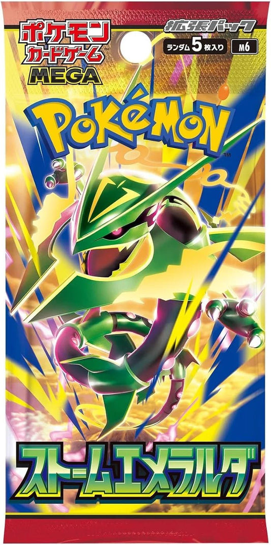 Pokémon TCG: MEGA Storm Emeralda Booster Pack (M6) (Japanese) - GamesLand Canada