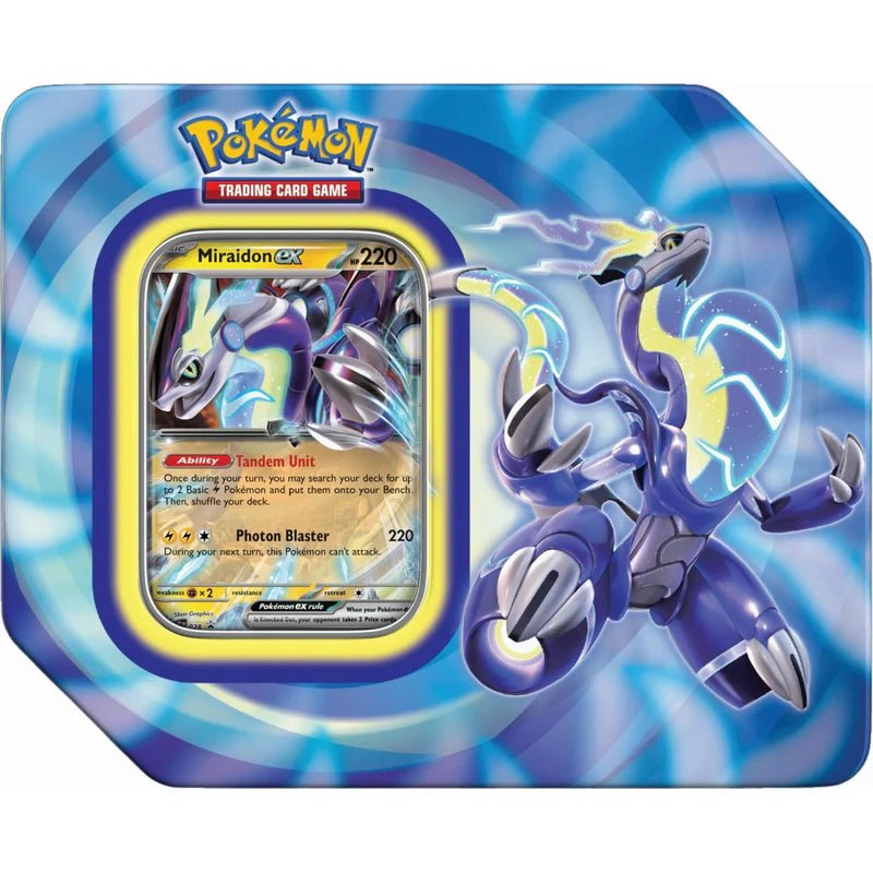 Pokemon TCG: Paldea Legends Tin - Miraidon ex - GamesLand Canada