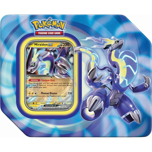 Pokemon TCG: Paldea Legends Tin - Miraidon ex - GamesLand Canada