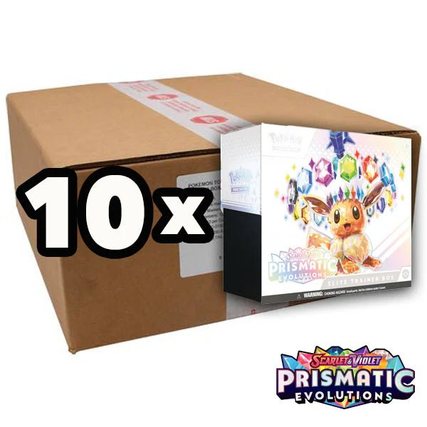 Pokémon TCG: Prismatic Evolutions Elite Trainer Box Case (Scarlet & Violet 8.5) - GamesLand Canada