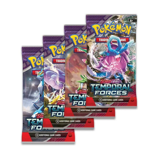 POKEMON TCG: Scarlet and Violet: Temporal Forces: Booster pack (1 Random pack) - GamesLand Canada