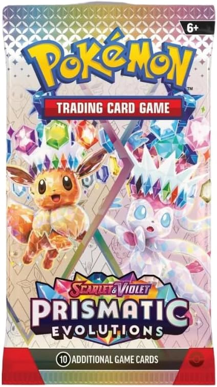 Pokemon TCG: Scarlet & Violet Prismatic Evolutions Booster Pack (1 random pack) - 10 Cards - GamesLand Canada