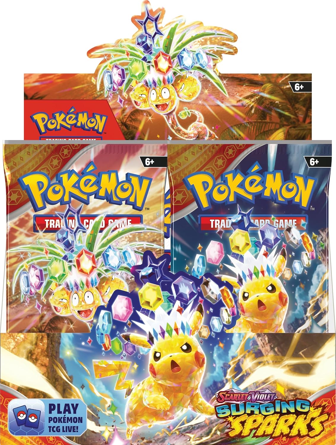 Pokémon TCG: Scarlet & Violet—Surging Sparks Booster Display Box - GamesLand Canada
