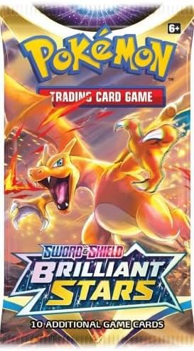 Pokemon TCG: Sword & Shield - Brilliant Stars Booster 1 Pack (Random Pack) - GamesLand Canada