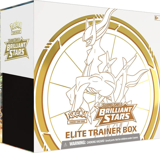 Pokemon TCG: Sword & Shield Brilliant Stars Elite Trainer Box - GamesLand Canada
