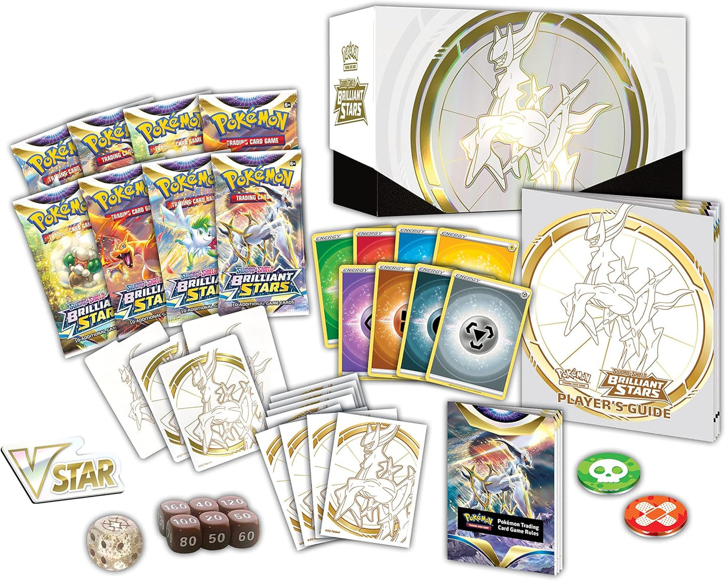 Pokemon TCG: Sword & Shield Brilliant Stars Elite Trainer Box - GamesLand Canada