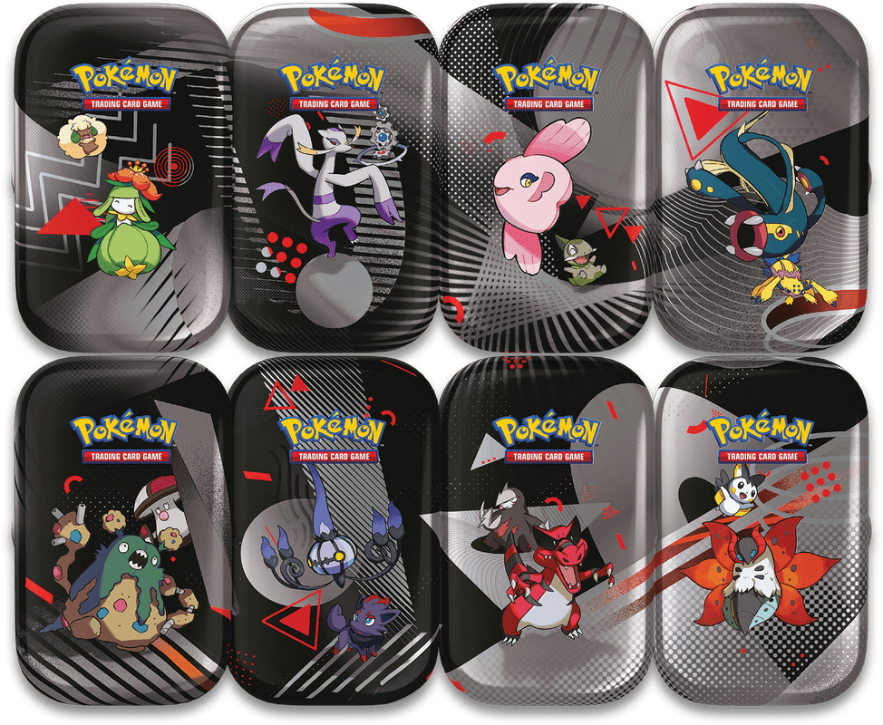 POKEMON UNOVA 8CT MINI TIN DISPLAY (pre - order) - GamesLand Canada
