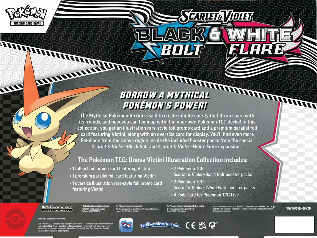 POKEMON UNOVA VICTINI ILLUSTRATION COLLECTION - GamesLand Canada - Pokemon