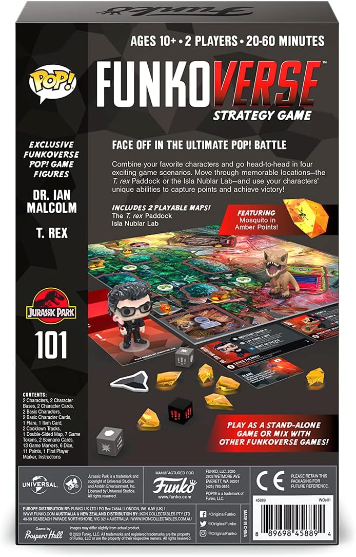 POP! Funkoverse Jurassic Park 101 Strategy Game Expandalone - GamesLand Canada