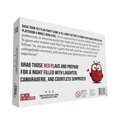 Raise Your Red Flag Party Game - GamesLand Canada