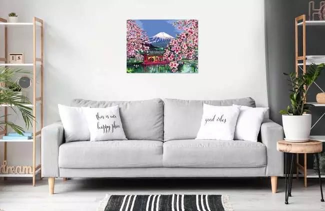 Ravensburger: CreArt Painting by Numbers - Japanese Cherry Blossom - GamesLand Canada