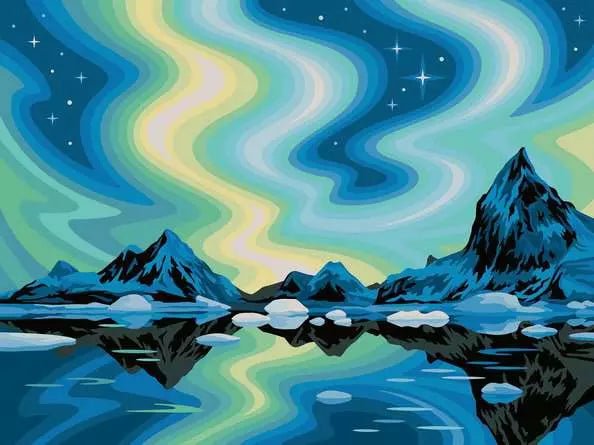 Ravensburger: CreArt Painting by Numbers - Northern Lights - GamesLand Canada