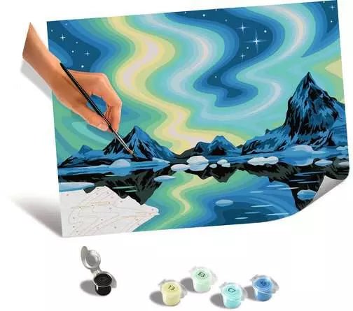 Ravensburger: CreArt Painting by Numbers - Northern Lights - GamesLand Canada