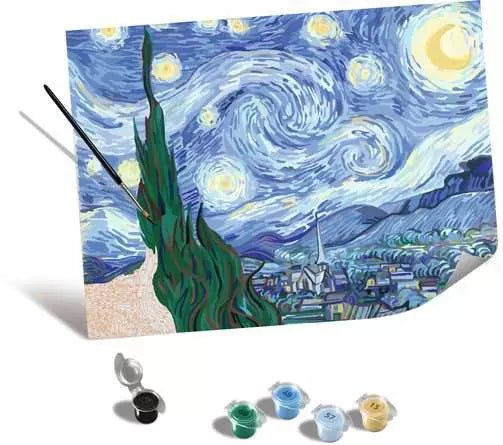 Ravensburger: CreArt Painting by Numbers - Starry Night - GamesLand Canada