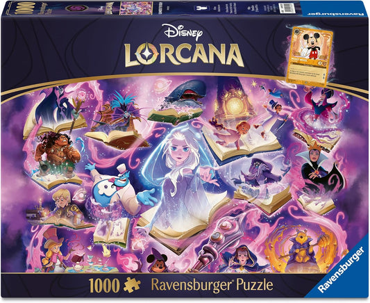 Ravensburger Disney Lorcana - Glimmers of The Realm: Amethyst 1000 Piece - GamesLand Canada
