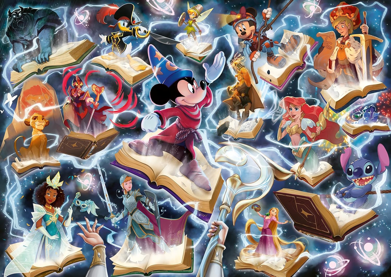Ravensburger Disney Lorcana - Glimmers of The Realm: Steel 1000 Piece - GamesLand Canada