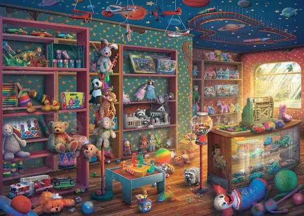 Ravensburger: Jigsaw Puzzle Abandoned Places: Tattered Toy Store - 1000 Pieces Puzzle - GamesLand Canada