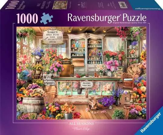 Ravensburger: Jigsaw Puzzle All Seasons Flower Shop 1000 Pc Puzzle - GamesLand Canada