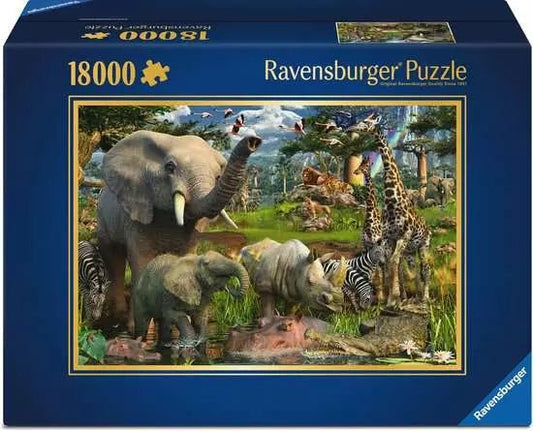 Ravensburger: Jigsaw Puzzle At the Waterhole - 18000 Pieces Puzzle - GamesLand Canada