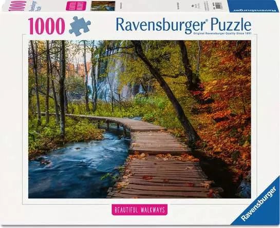 Ravensburger: Jigsaw Puzzle Autumnal forest path 1000 pc Puzzle - GamesLand Canada