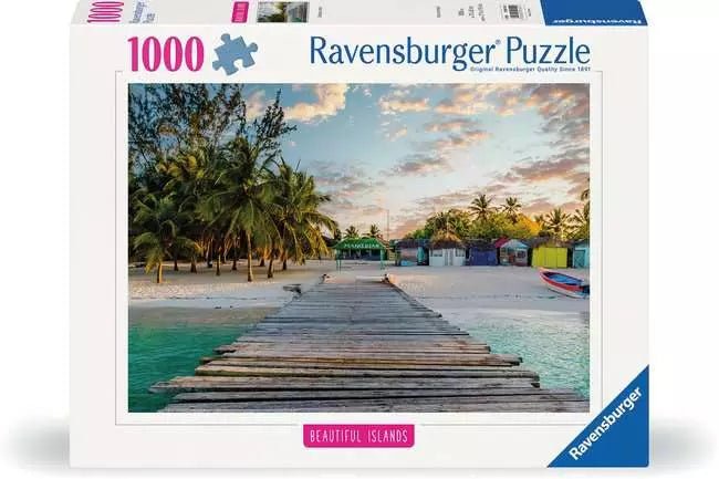 Ravensburger: Jigsaw Puzzle Beautiful Island Caribbean Paradise 1000 pc Puzzle - GamesLand Canada