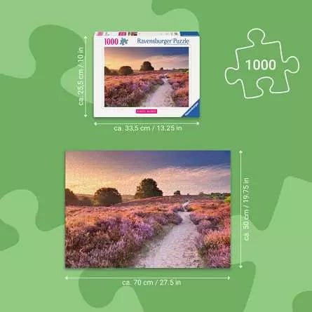 Ravensburger: Jigsaw Puzzle Beautiful Walkways: Pink Pathway - 1000 Pieces Puzzle - GamesLand Canada