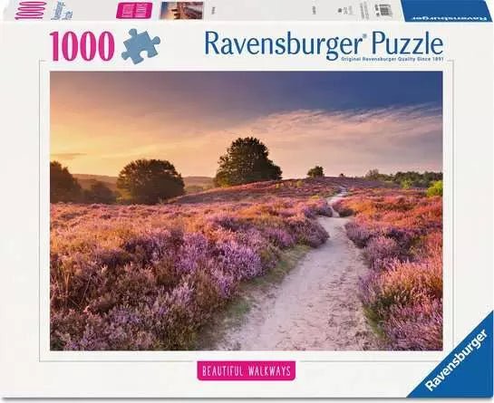Ravensburger: Jigsaw Puzzle Beautiful Walkways: Pink Pathway - 1000 Pieces Puzzle - GamesLand Canada