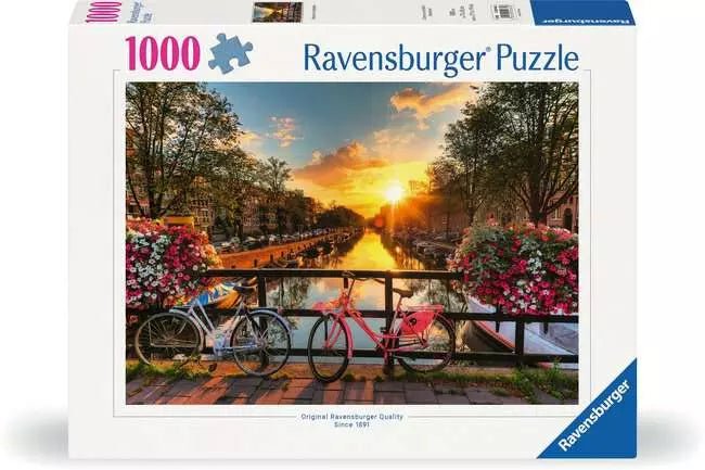 Ravensburger: Jigsaw Puzzle Bicycles in Amsterdam - 1000 Pieces Puzzle - GamesLand Canada