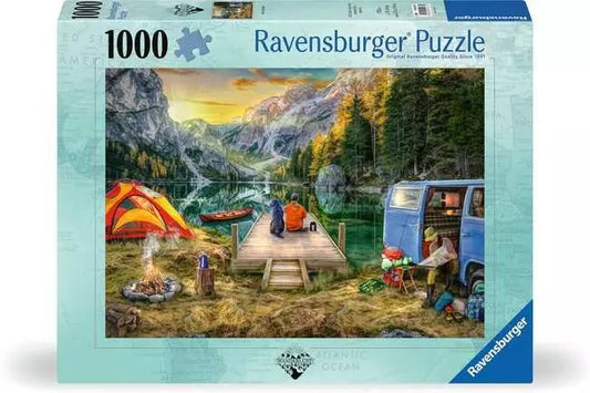 Ravensburger: Jigsaw Puzzle Calm Campsite 1000 Pieces Puzzle - GamesLand Canada