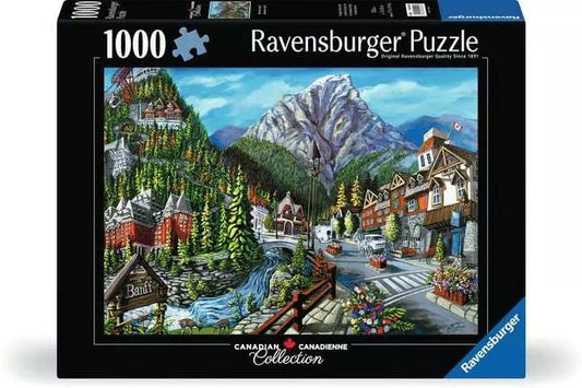 Ravensburger: Jigsaw Puzzle Canadian Collection: Welcome to Banff 1000 Pc Puzzle - GamesLand Canada