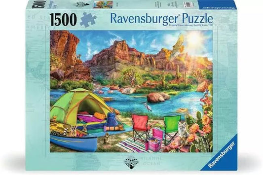 Ravensburger: Jigsaw Puzzle Canyon Camping - 1500 Pieces Puzzle - GamesLand Canada