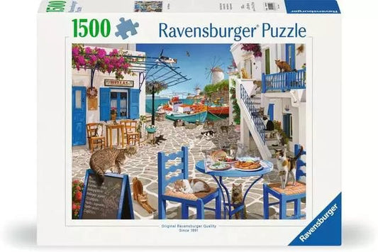Ravensburger: Jigsaw Puzzle Cats of Mykonos - 1500 Pieces Puzzle - GamesLand Canada