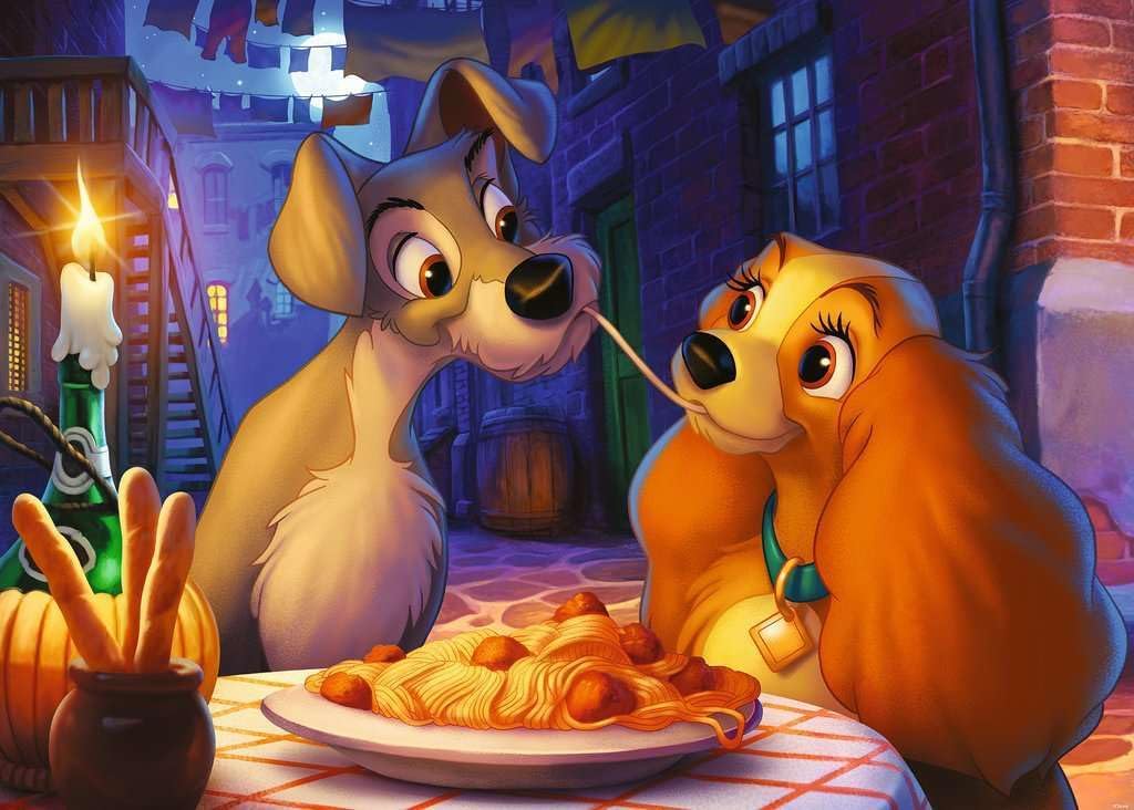 Ravensburger: Jigsaw Puzzle Disney Collector's Edition: Lady and the Tramp 1000 Pieces Puzzle - GamesLand Canada