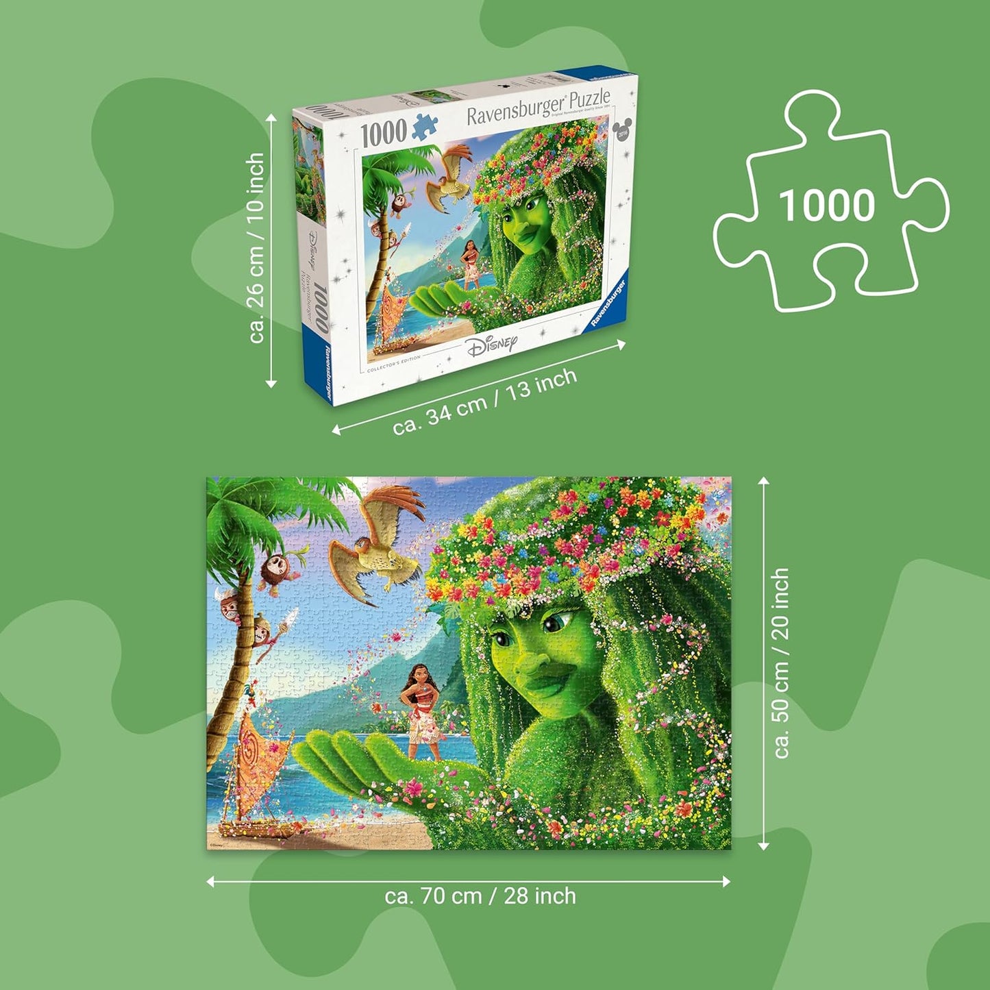 Ravensburger: Jigsaw Puzzle Disney Collector's Edition: Vaiana 1000pc Puzzle - GamesLand Canada