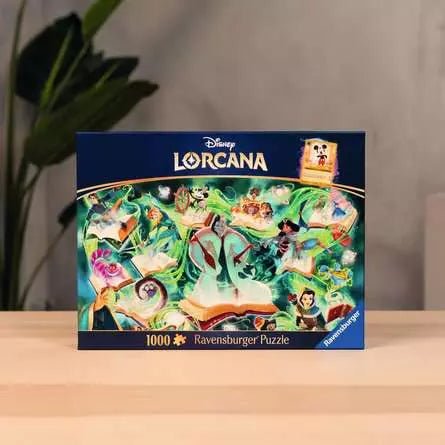 Ravensburger: Jigsaw Puzzle Disney Lorcana TCG: Glimmers of the Realm: Emerald 1000 Pc Puzzle - GamesLand Canada