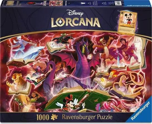 Ravensburger: Jigsaw Puzzle Disney Lorcana TCG: Glimmers of the Realm: Ruby 1000 Pc Puzzle - GamesLand Canada