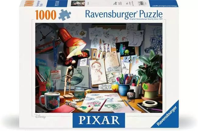 Ravensburger: Jigsaw Puzzle Disney Pixar: The Artist's Desk 1000 Pc Puzzle - GamesLand Canada