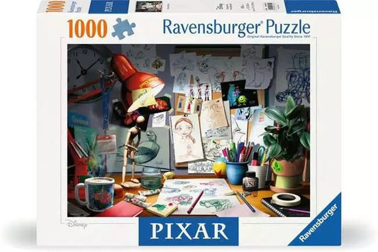 Ravensburger: Jigsaw Puzzle Disney Pixar: The Artist's Desk 1000 Pc Puzzle - GamesLand Canada