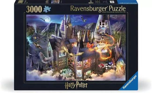 Ravensburger: Jigsaw Puzzle Hogwarts Castle Cutaway - 3000 Pieces Puzzle - GamesLand Canada